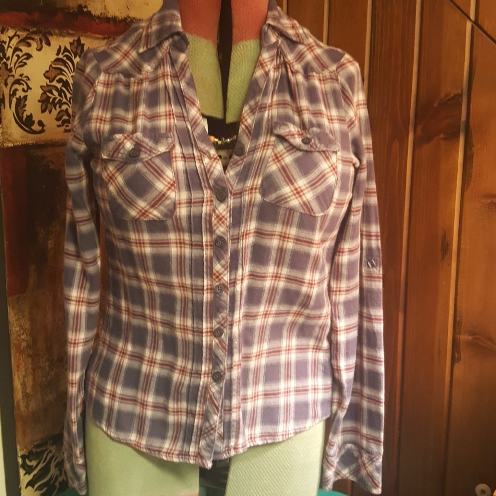 Miley Cyrus & Max Azeria Lite Flannel Shirt